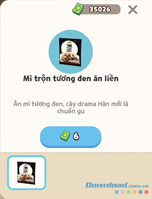 Mì trộn tương đen ăn liền