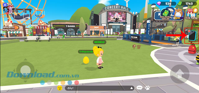 Ấn vào biểu tượng điện thoại