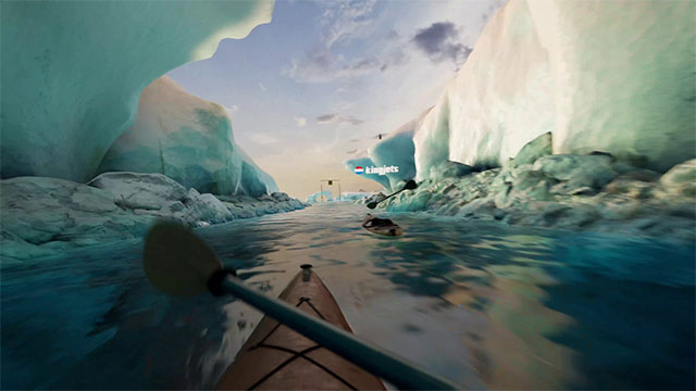 Đua thuyền cùng bạn bè hoặc game thủ online trên bảng xếp hàng toàn cầu