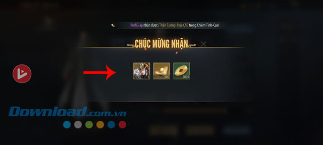 Nhận phần thưởng