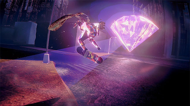 Thực hiện những động tác nhảy, lật ván, lộn nhào... điêu luyện trong khi chơi Skate Story game