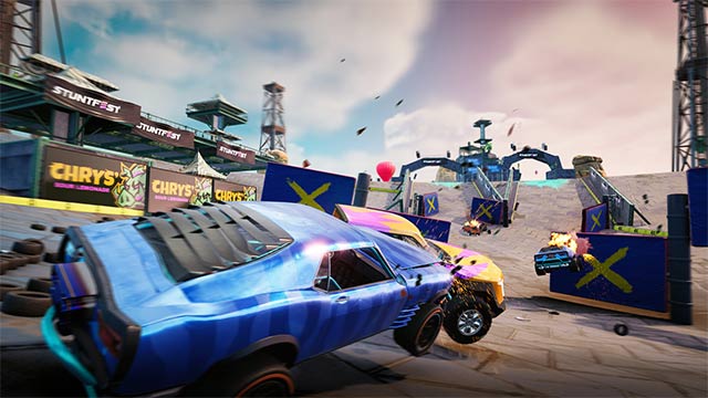 Đấu trường cạnh tranh khốc liệt của 18 tay đua điên rồ trong Stuntfest - World Tour game