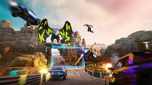 Stuntfest - World Tour là trò chơi đua xe chiến đấu vòng quanh thế giới