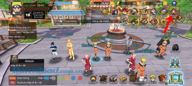 Ấn vào mục Phúc lợi