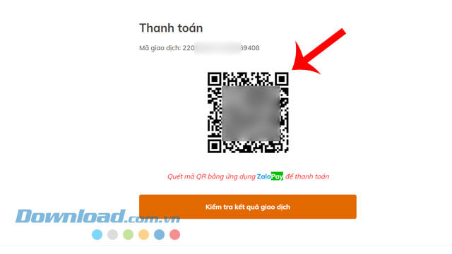Quét mã QR thanh toán