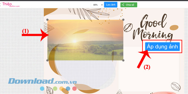 Điều chỉnh kích thước của hình ảnh