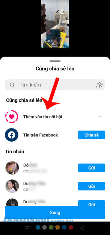 Chia sẻ với bạn bè, Facebook