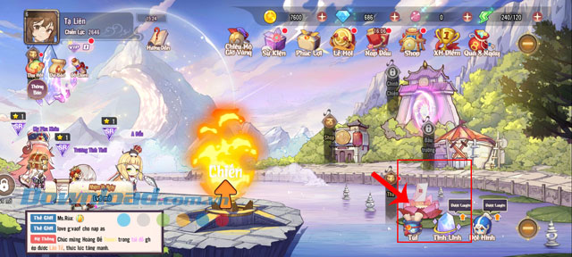 Nhấn vào mục Thư