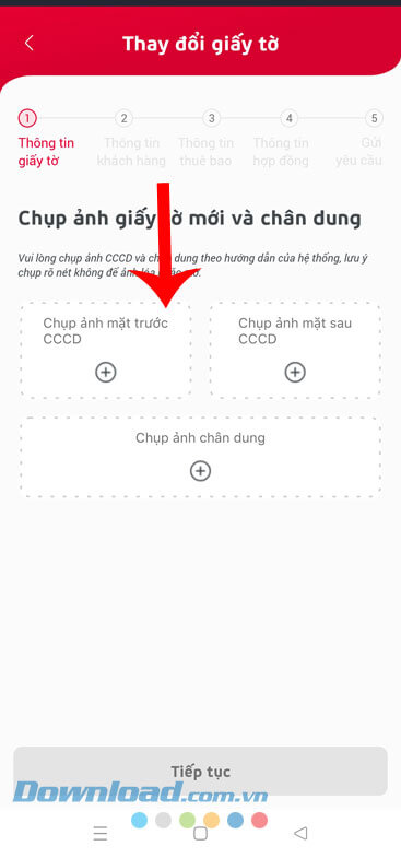 Chụp ảnh CCCD và ảnh chân dung