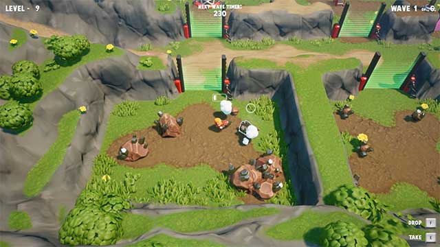 Ngăn chặn các con robot xảo quyệt ăn cắp lõi năng lượng trong căn cứ của bạn