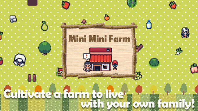 Canh tác, cải tạo một vùng đất để bạn có thể sống cùng gia đình mình trong game Mini Mini Farm