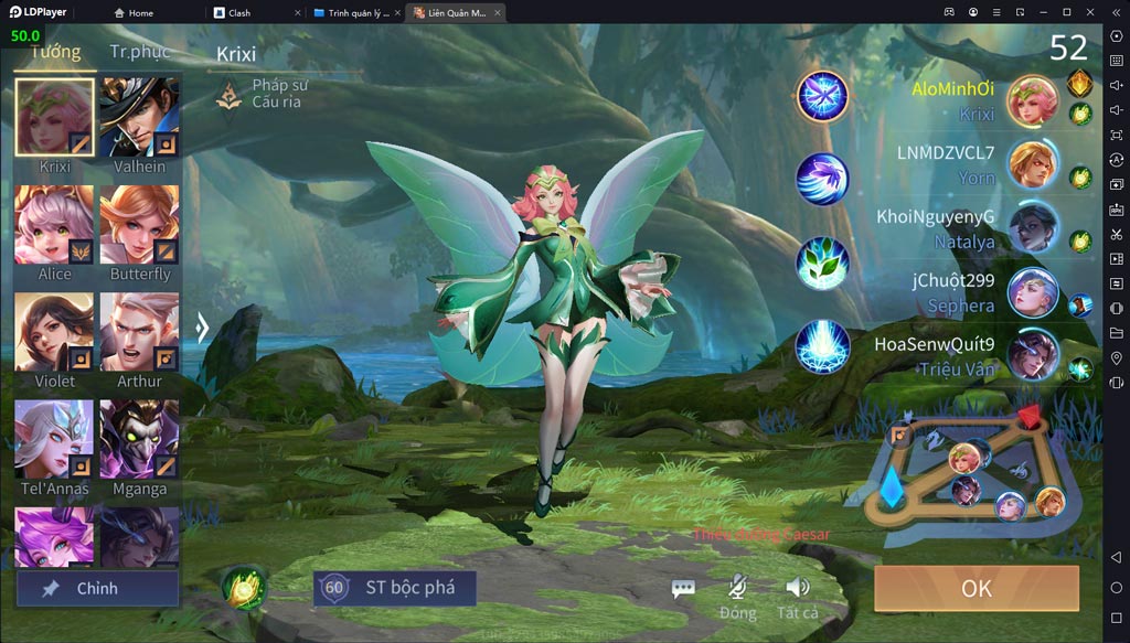 LDPLayer 9 khi chơi Liên Quân Mobile