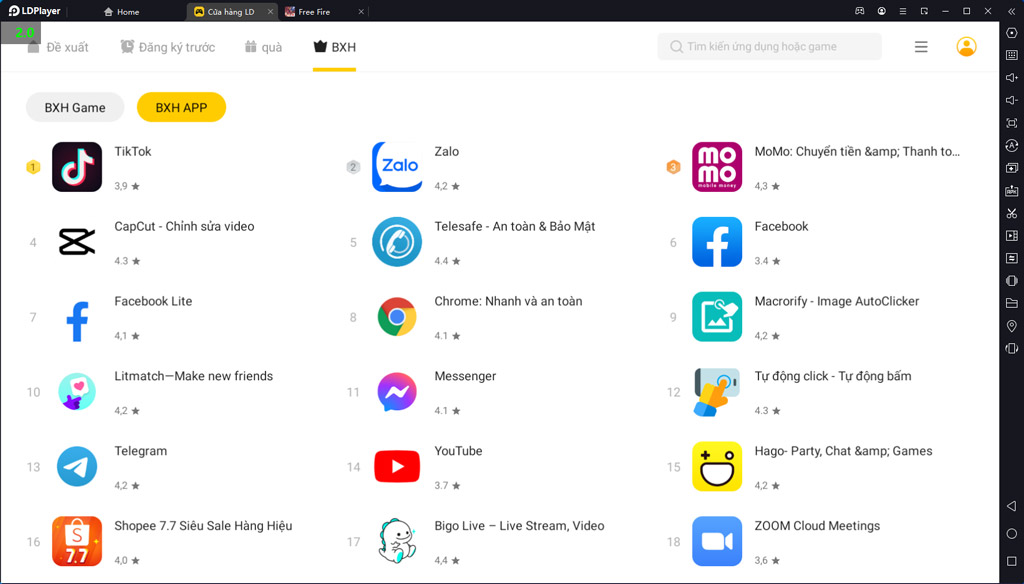LDPlayer 9 hỗ trợ nhiều ứng dụng hơn với Android 9