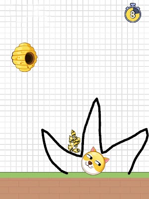 Bảo vệ chú chó của bạn khỏi bị ong đốt trong game Save the Doge 