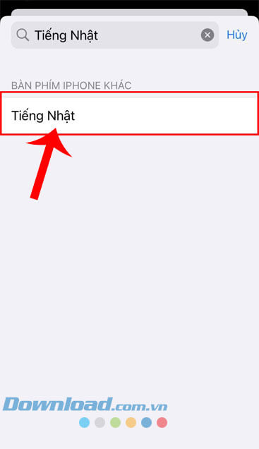 Chọn ngôn ngữ Tiếng Nhật