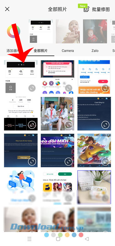 Chọn một hình ảnh bất kỳ