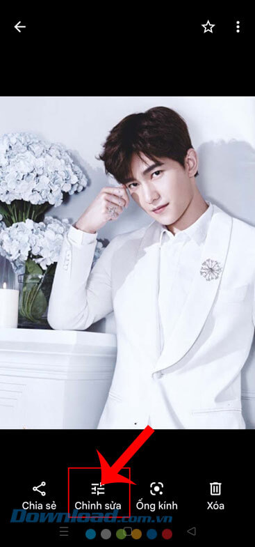 Ấn vào mục Chỉnh sửa