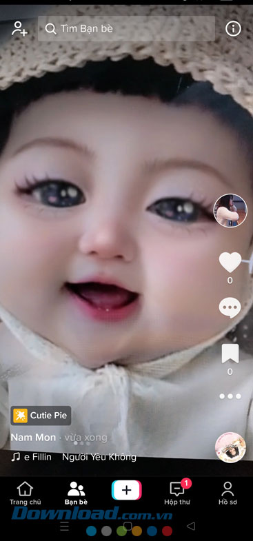 Video đã được đăng lên TikTok