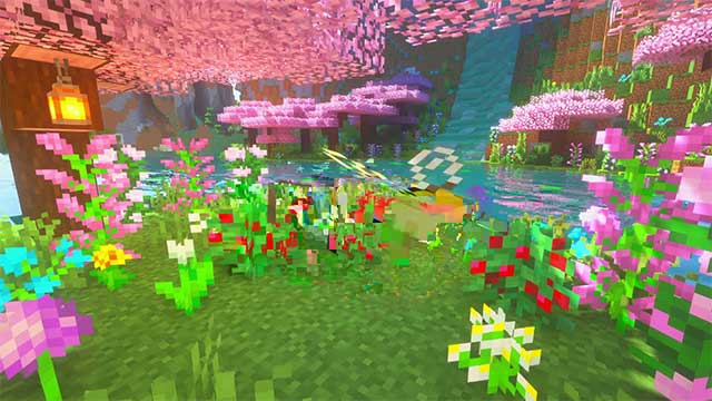 Cherry Blossom Grotto Mod sẽ thêm một quần xã sinh vật mới vào thế giới Minecraft