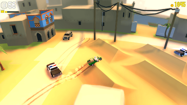 Tham gia cuộc rượt đuổi gay cấn với cảnh sát trong game Reckless Getaway 2