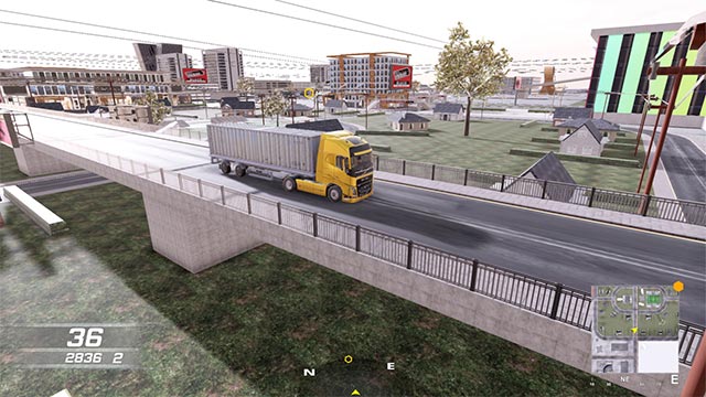 Đúng như tên gọi, Truck Simulator in City là game giả lập lái xe tải trong thành phố