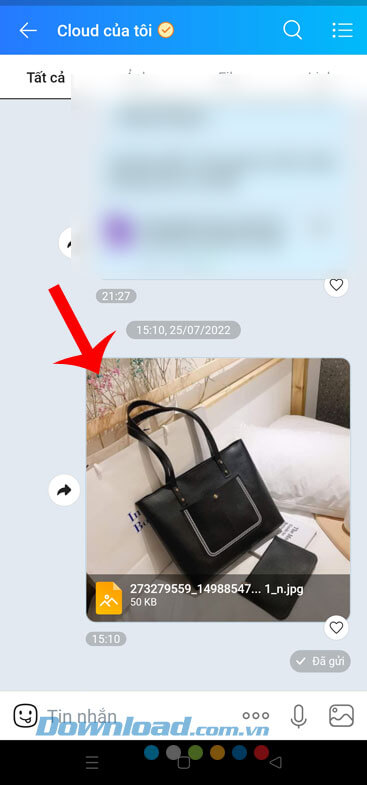 Đã gửi file từ Google Drive