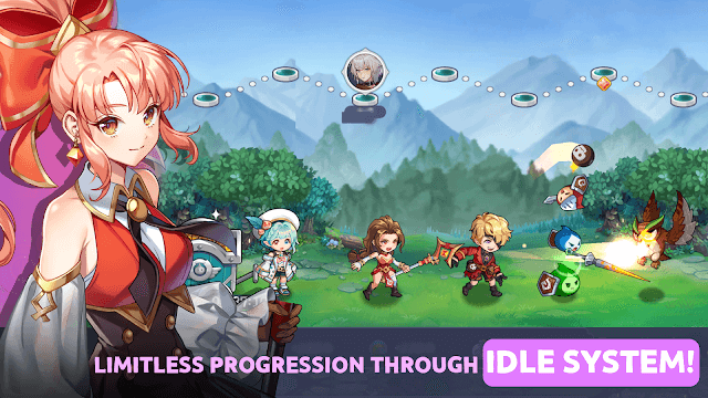 IDLE LUCA cho bạn tiến bộ không giới hạn nhờ hệ thống idle trong game
