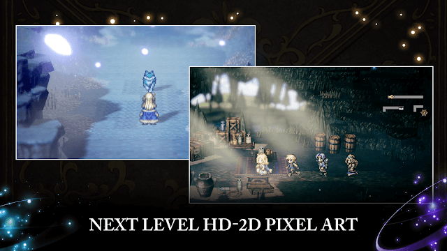 OCTOPATH TRAVELER: CotC được xây dựng với đồ họa pixel HD-2D thế hệ mới