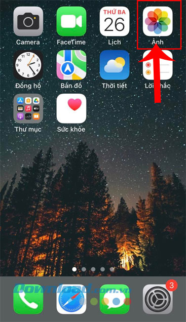 Mở ứng dụng Ảnh