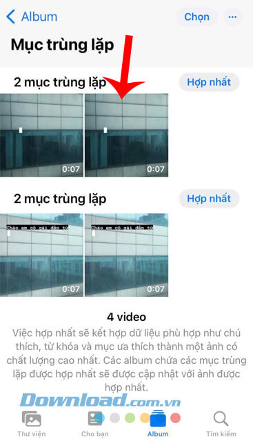 Chọn hình ảnh giống nhau