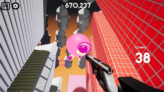 Tengin Music Engine là trò chơi bắn súng ảo giác trên nền nhạc sôi động do AI điều khiển