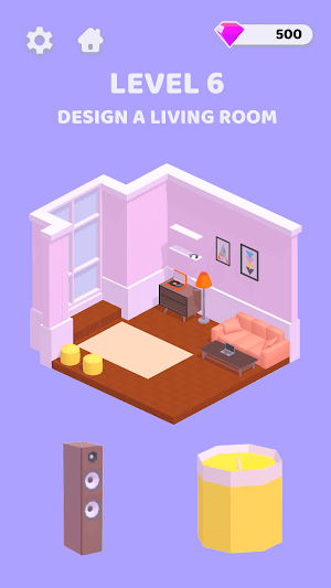 Thiết kế nhiều căn phòng khác nhau