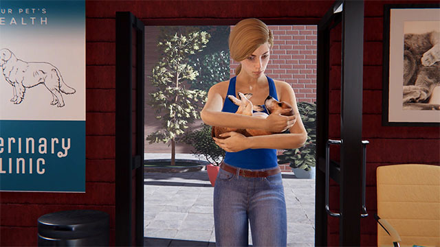 Veterinary Clinic Simulator mô phỏng công việc của 1 bác sĩ thú y trong bệnh viện thú cưng