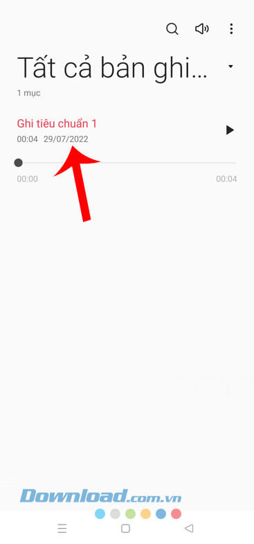 Nghe lại bản ghi âm