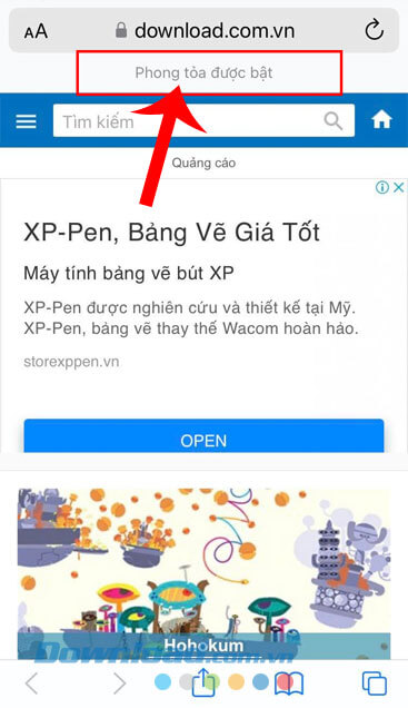 Kích hoạt chế độ phong tỏa trên iPhone