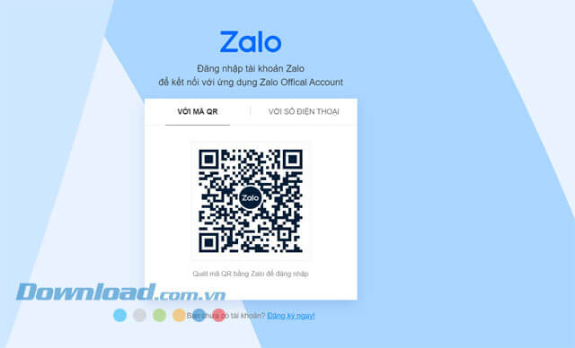 Đăng nhập tài khoản Zalo