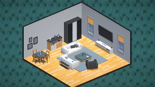 Game có bốn kích thước phòng khác nhau với nhiều loại phòng để trang trí