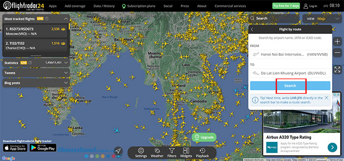 FlightRadar24 tips 5*374293