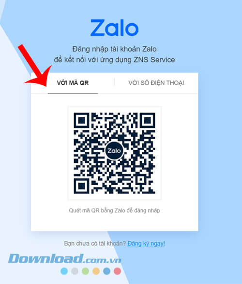 Đăng nhập tài khoản Zalo