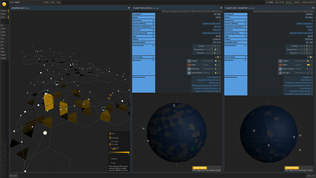 Prosperous Universe PC là trò chơi giả lập xây dựng đế chế không gian, nhấn mạnh vào kinh tế thương mại