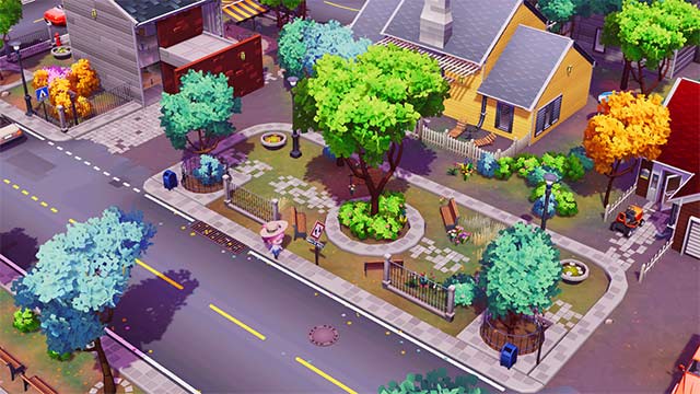 Chill Town mô phỏng 1 thị trấn ảo xinh xắn để bạn dạo chơi, thư giãn hoặc tăng sự tập trung khi làm việc, học tập