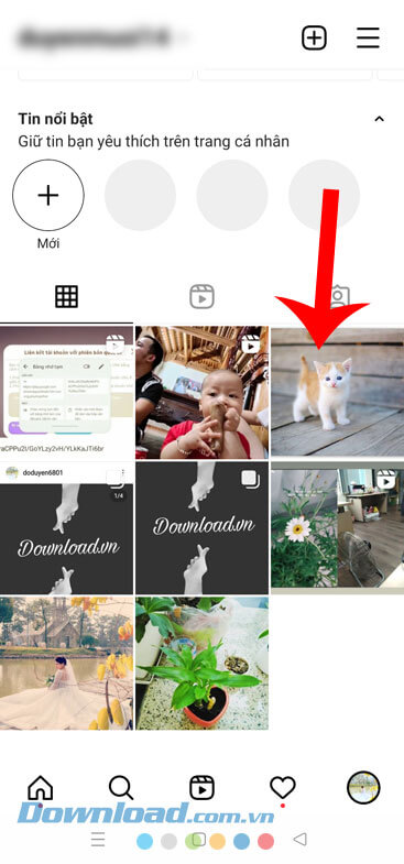 Chọn một bài đăng bất kỳ