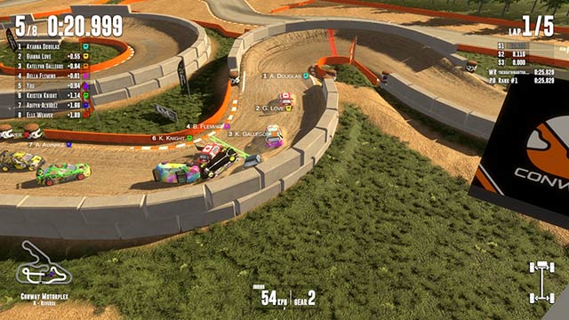 RXC - Rally Cross Challenge là trò chơi đua xe cạnh tranh khốc liệt trên đường đua chuyên nghiệp