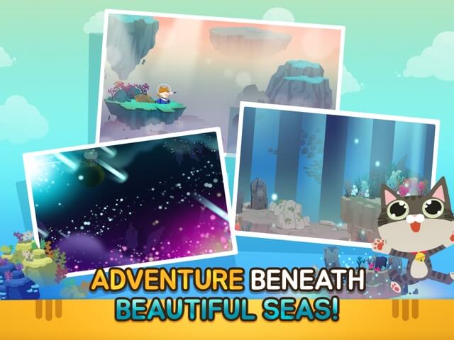 Thực hiện chuyến phiêu lưu cùng chú mèo bắt cá ở vùng biển tuyệt đẹp trong game The Fishercat