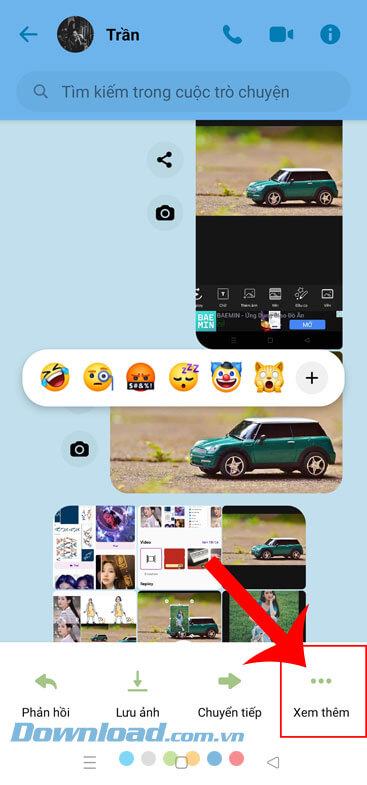 Ấn vào nút Xem thêm