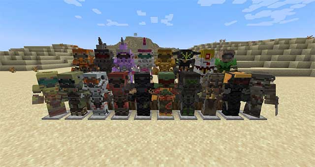MCDoom Mod sẽ thêm vào Minecraft nhiều loại quỷ và vũ khí từ game Doom