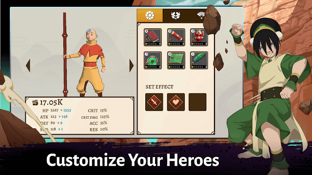 Tùy chỉnh anh hùng của bạn trong Avatar Generations