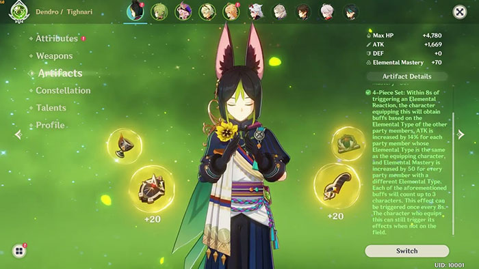 Nhân vật Dendro dùng cung tên đầu tiên trong Genshin Impact - Tighnari