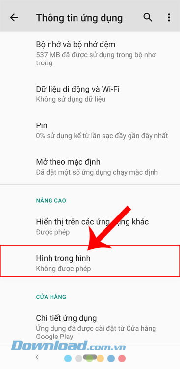 Nhấn vào mục Hình trong hình