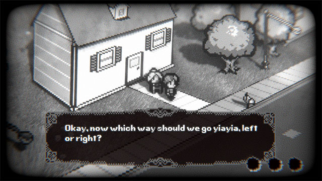 2 bà cháu sẽ kết nối với nhau thông qua những câu chuyện nhỏ và gần gũi trong A Walk With Yiayia game